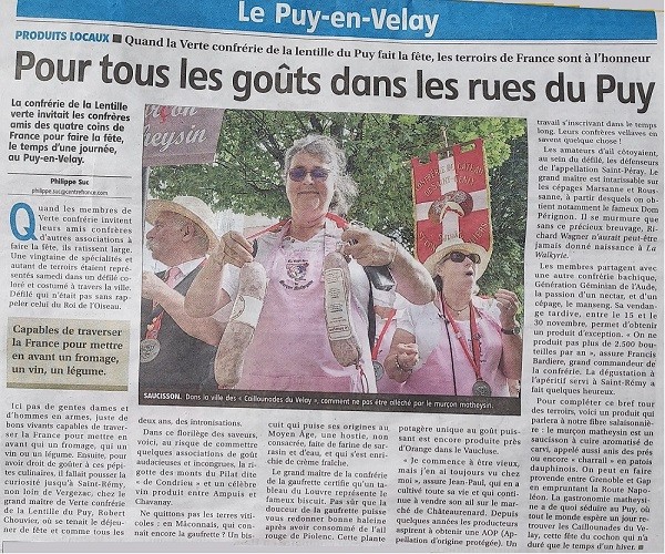 Article le puy en velay 3 aout 2024