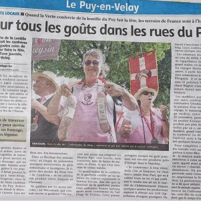 Article le puy en velay 3 aout 2024